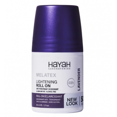 HAYAH LABORATORIES MELATEX LIGHTENING ROLL ON LAVENDER 48 PROTECTION 60 ML